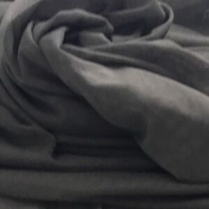 Fabric, sheer in gray with weighted hem